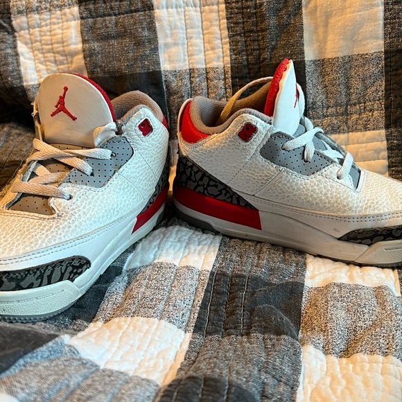 Nike Air Jordan 3 Retro Red 10c - Picture 7 of 7
